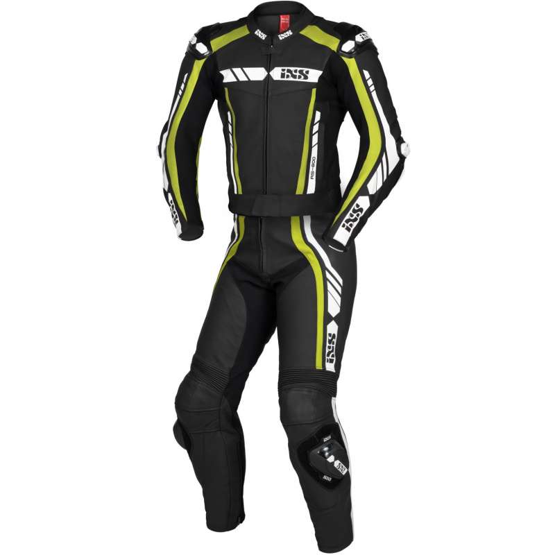 IXS Combinaison Sport LD RS-800 1.0 2 pièces noir-jaune-blanc