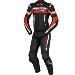 IXS Combinaison Sport LD RS-700 2 pièces noir-rouge-blanc