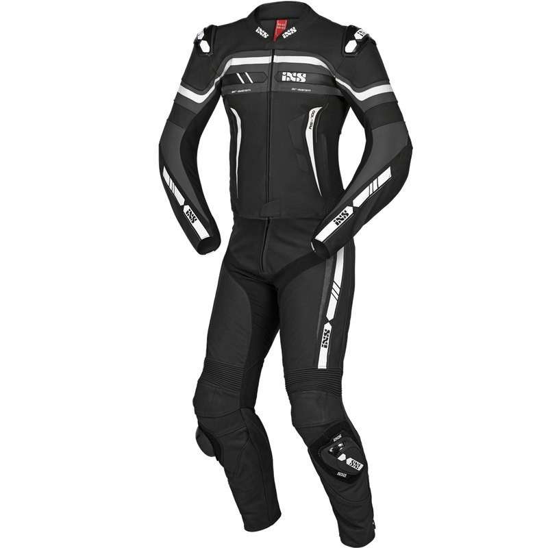 IXS Combinaison Sport LD RS-700 2 pièces noir-gris-blanc