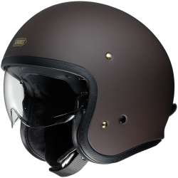 SHOEI Casque Jet J-O brun mat