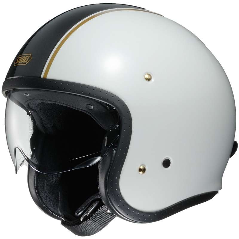SHOEI Casque Jet J-O Caburettor TC-6 blanc-noir-or