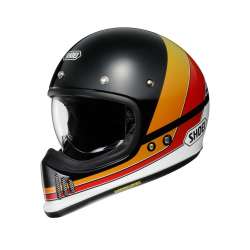 SHOEI Casque Intégral EX-Zero TC-10 noir-blanc-orange-rouge