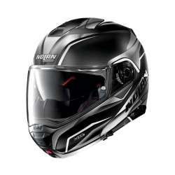 NOLAN Casque Ouvrable N100-5 Balteus N-Com -41 noir mat-gris