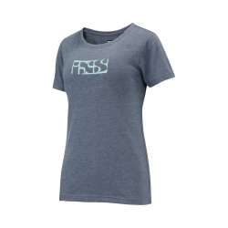 IXS Brand Tee Damen aqua marine-celest