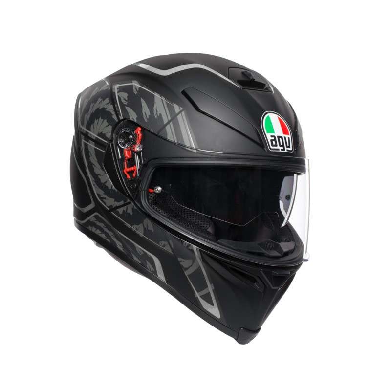 AGV Casque Intégral K-5 S Tornado noir mat-argent