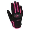 Gants Bering York - Noir, Fuchsia