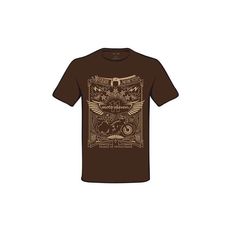 M11 T-Shirt Riverside - Tattoo Brown