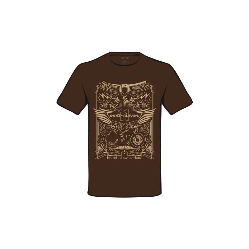 M11 T-Shirt Riverside - Tattoo Brown