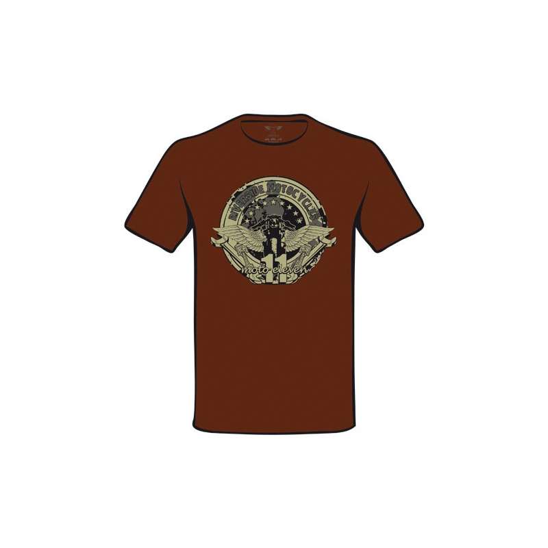 M11 T-Shirt Riverside - Combat Bordeaux