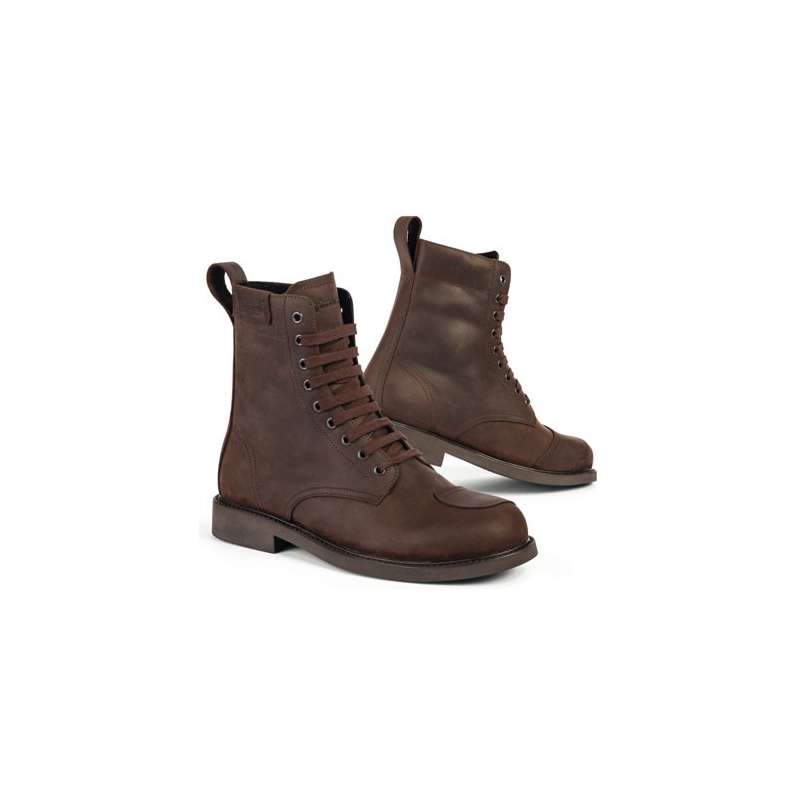 Bottes Stylmartin District Wp - Cuir Huile Brun