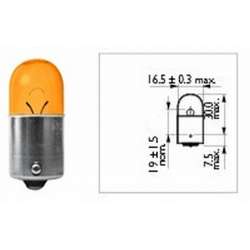 AMPOULE RY10W 12V 10W AMBER