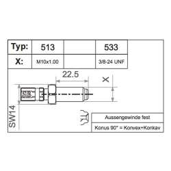 DURITE-VARIO-RACORD TYP 531