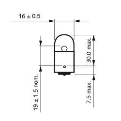 JAHN GLÜHLAMPE R5W 6V 5W