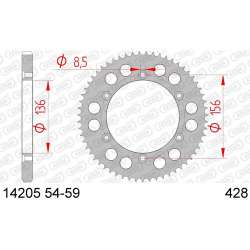 ZAHNKRANZ STAHL 428 (14205-54 / 50-15084-54)