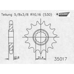 RITZEL 530 (50-35017-16P) GUMMIERT