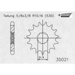 RITZEL 530 (50-35021-17P) GUMMIERT