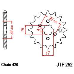 RITZEL 420 (50-13015-14 / JTF252.14)