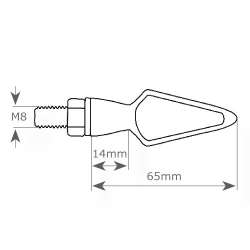 M11 BLINKER LED CRUISER HINTEN
