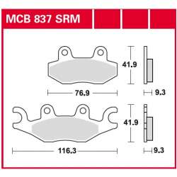 TRW BREMSBELÄGE SRM