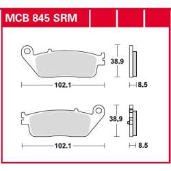 TRW BREMSBELÄGE SRM