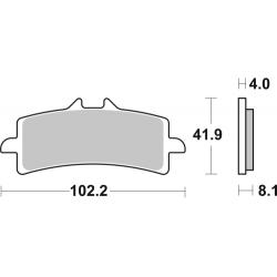 TRW BREMSBELÄGE RACING CRQ