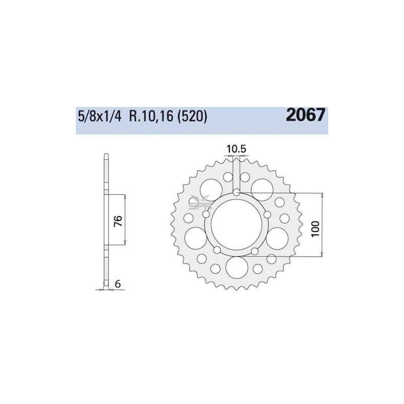 COURONNE ALU 520 2067