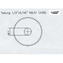 ZAHNKRANZ ALU ROHLING 428