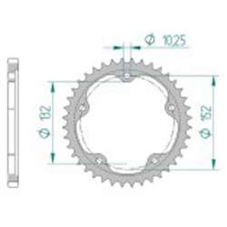 COURONNE ACIER 525 (92836-41)