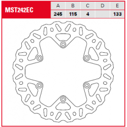 TRW BREMSSCHEIBE EC OFFROAD