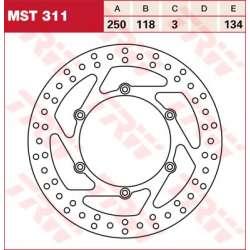 TRW BREMSSCHEIBE OFFROAD