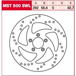 TRW DISQUE DE FREIN SWING GAUCHE