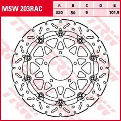 TRW DISQUE DE FREIN RAC