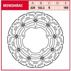 TRW DISQUE DE FREIN RAC