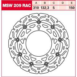 TRW DISQUE DE FREIN RAC