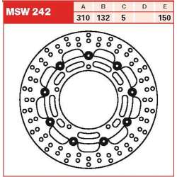 TRW BREMSSCHEIBE