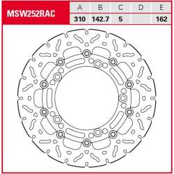 TRW DISQUE DE FREIN RAC