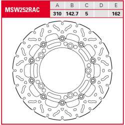 TRW DISQUE DE FREIN RAC