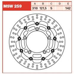 TRW BREMSSCHEIBE