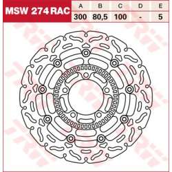 TRW DISQUE DE FREIN RAC