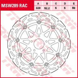 TRW DISQUE DE FREIN RAC
