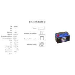 SHIDO BATTERIE LION YTX7A-BS