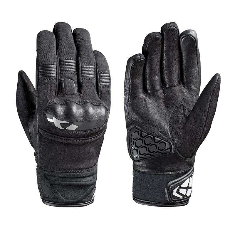 IXON MS PICCO LADY Zwischensaison-Handschuh Schwarz-Argent