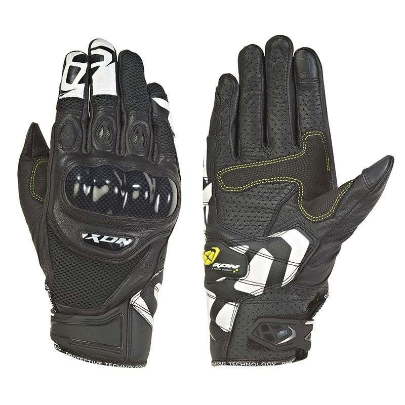 IXON RS RECON AIR Sommerhandschuh Schwarz-Weiss