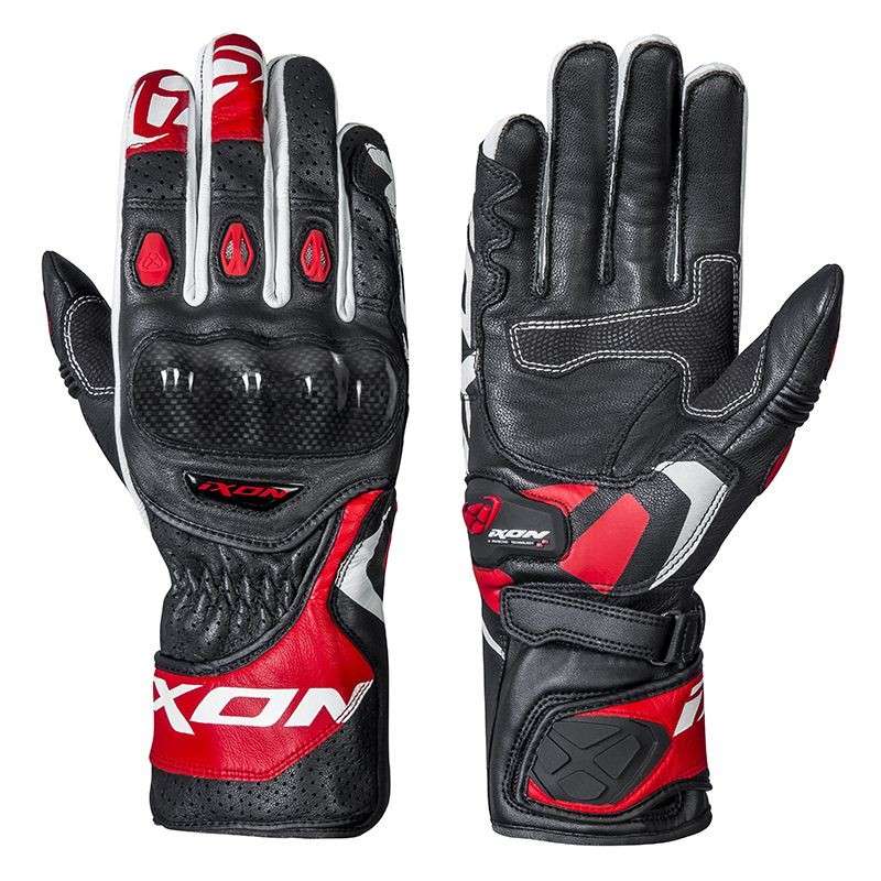IXON RS CIRCUIT R Gants Été Noir-Rouge