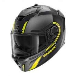 Casque intégral Shark SPARTAN GT TRACKER Mat - Anthracite noir jaune