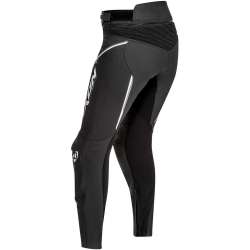 IXON TRINITY LADY Pantalon Cuir Noir-Blanc-Gris