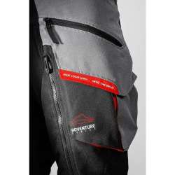 IXON RAGNAR Pantalon Noir-Gris-Rouge