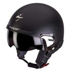 Casque jet Scorpion EXO-100 PADOVA II Matt Black-Black