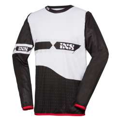 IXS Chemise Cross RedBud noir-blanc