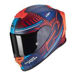 Casque Intégral Scorpion EXO-R1 AIR VICTORY Bleu Mat-Rouge